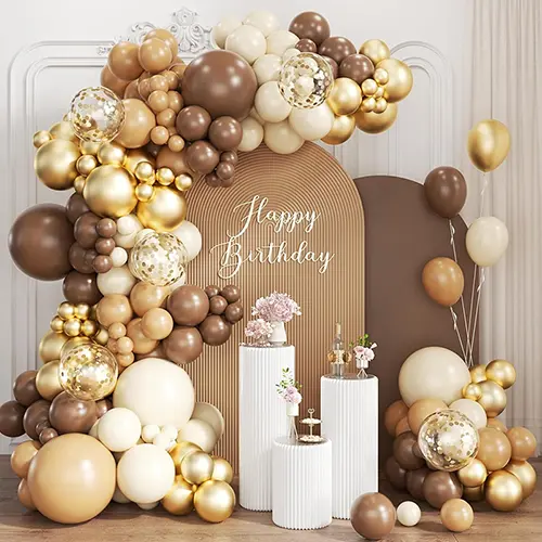 طقم قوس بالونات بلون الجمل