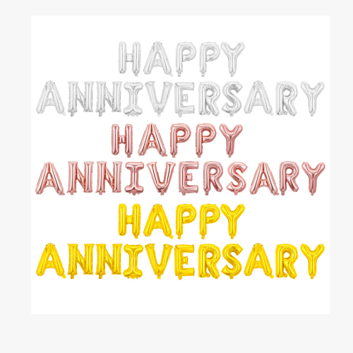 بالون فويل للذكرى السنوية السعيدة