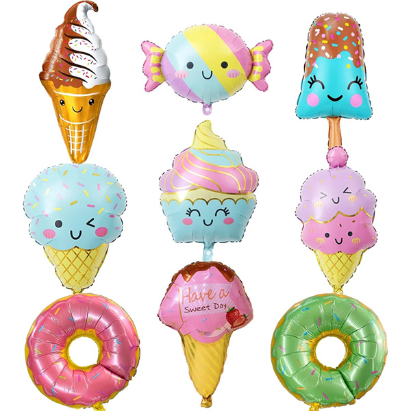 بالون فويل الآيس كريم