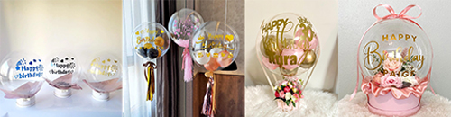 Birthday sticker bobo balloon