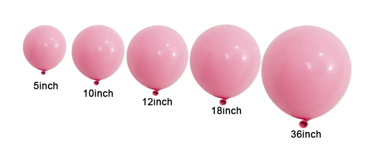5-36 inch pink macaroon balloons
