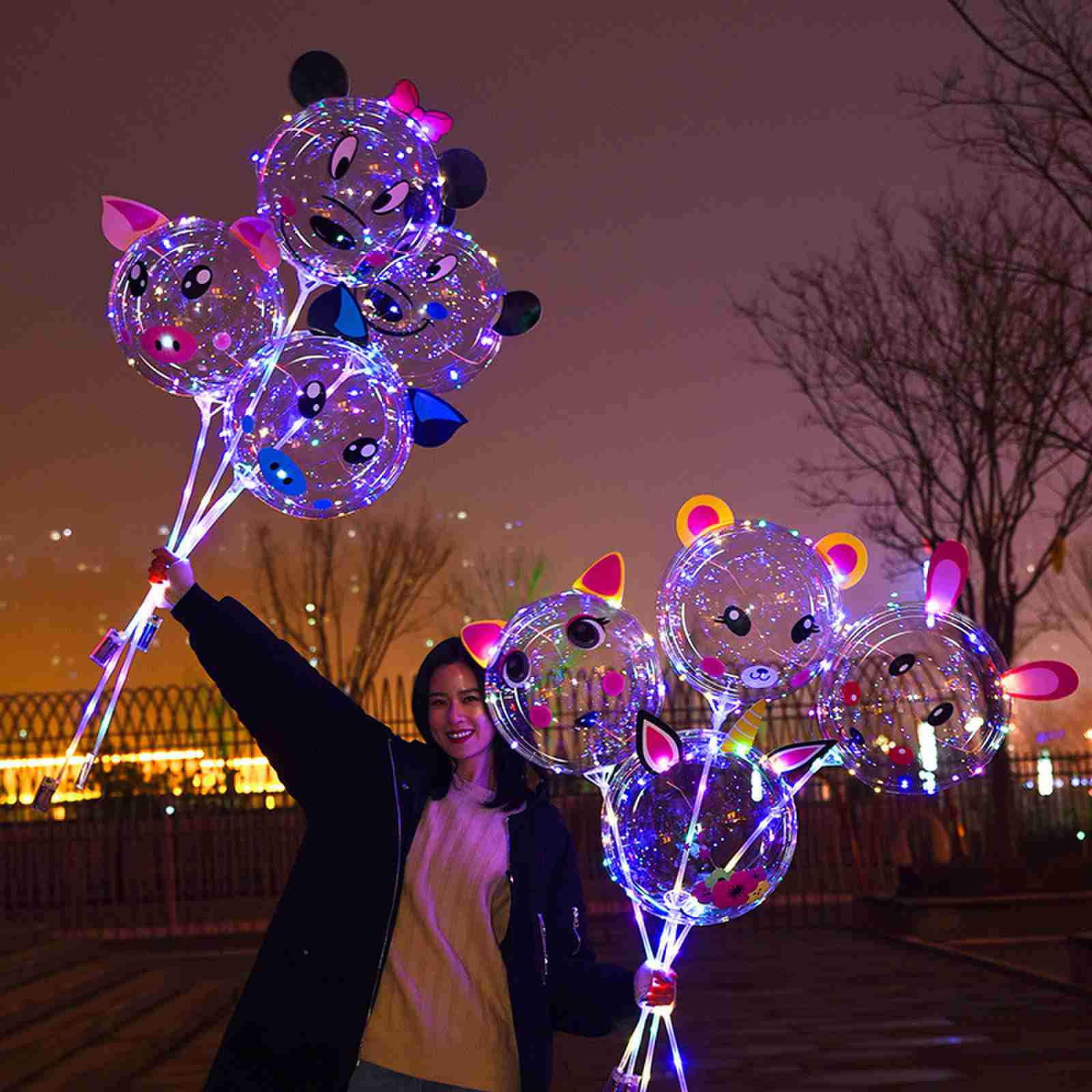 LED مقبض بوبو بالون