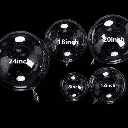 بالون بوبو الشفاف